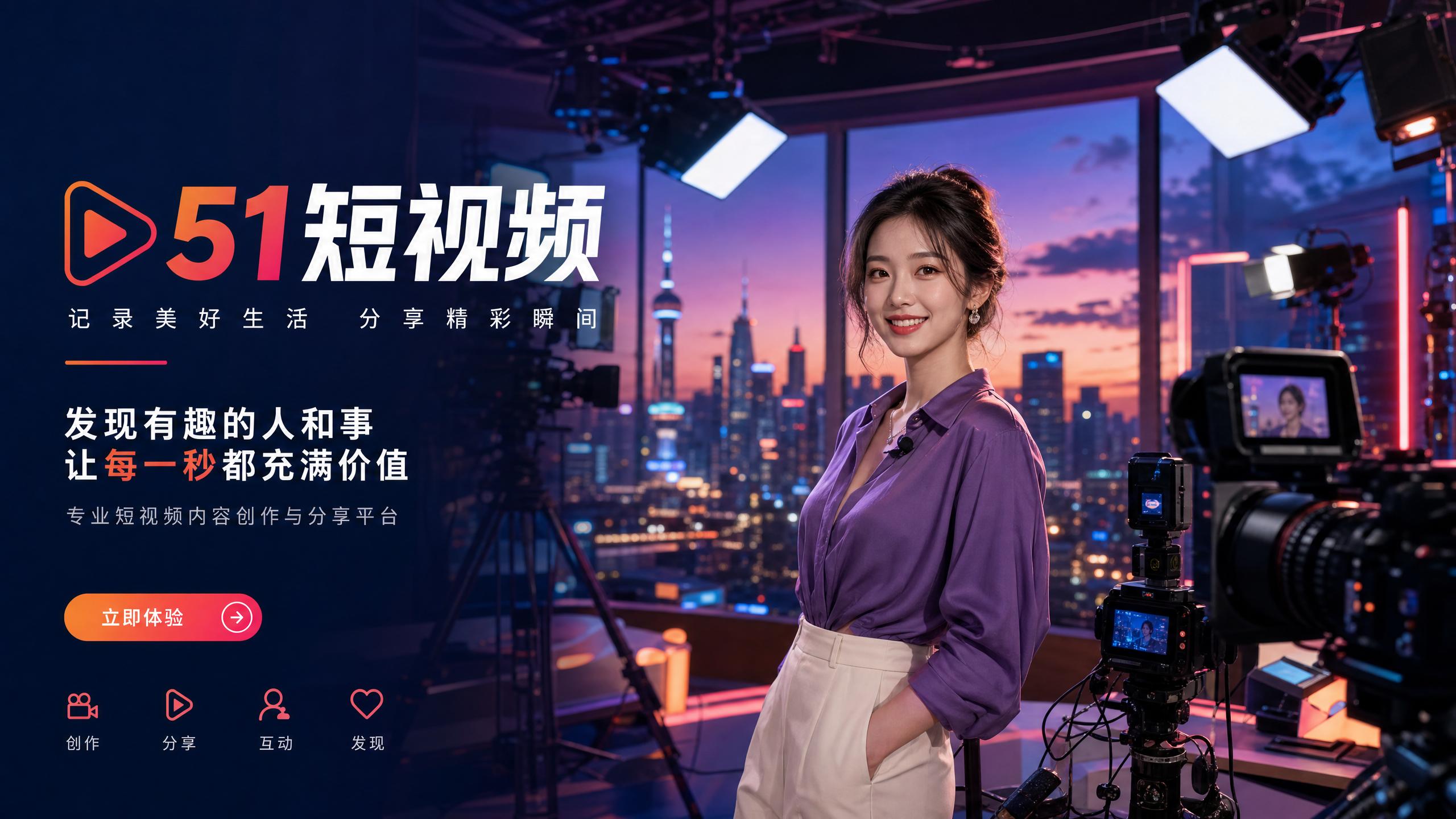 51短视频-影视传媒公司品牌形象